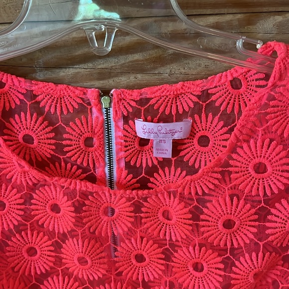 Lilly Pulitzer Sheer Neon Top - Picture 2 of 11